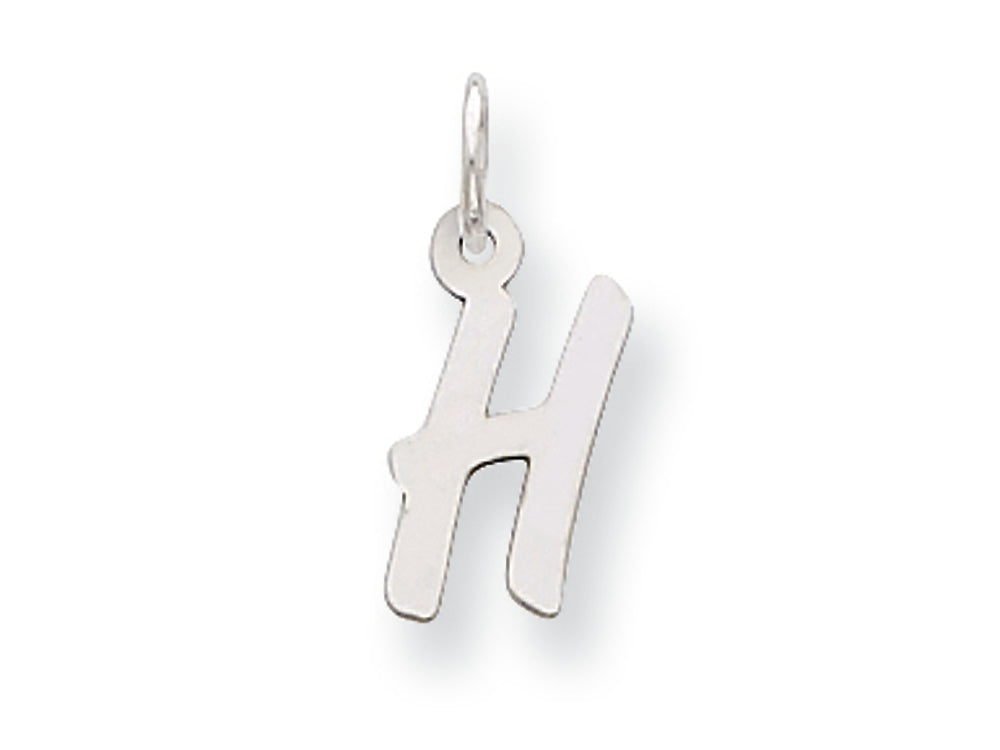 FJC Finejewelers Sterling Silver Small Initial H Charm