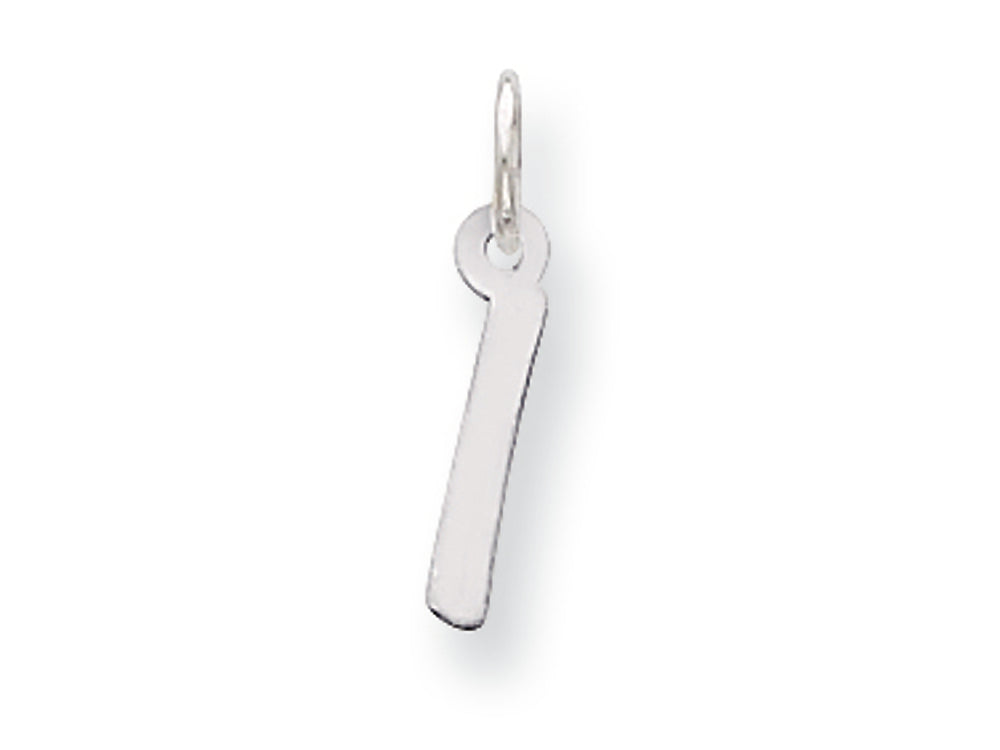 FJC Finejewelers Sterling Silver Small Initial I Charm