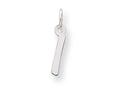 FJC Finejewelers Sterling Silver Small Initial I Charm