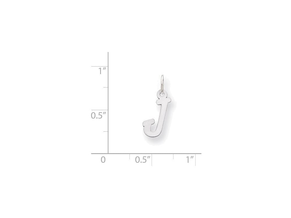 FJC Finejewelers Sterling Silver Small Initial J Charm
