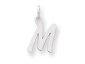 FJC Finejewelers Sterling Silver Small Initial M Charm