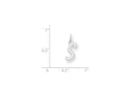 FJC Finejewelers Sterling Silver Small Initial S Charm