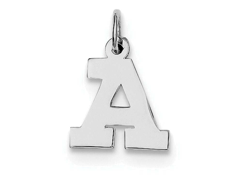 FJC Finejewelers Sterling Silver Small Block Initial A Charm