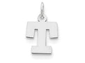 FJC Finejewelers Sterling Silver Small Block Initial T Charm