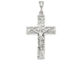 FJC Finejewelers Sterling Silver Crucifix Pendant Necklace - Chain Included