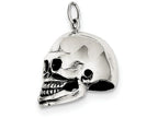 FJC Finejewelers Sterling Silver Skull Pendant Necklace - Chain Included