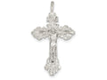 FJC Finejewelers Sterling Silver Crucifix Pendant Necklace - Chain Included