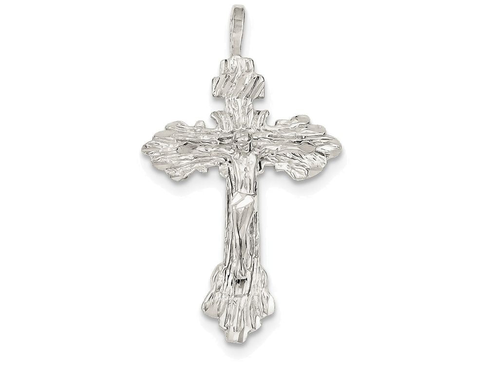FJC Finejewelers Sterling Silver Crucifix Pendant Necklace - Chain Included