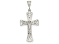 FJC Finejewelers Sterling Silver Crucifix Pendant Necklace - Chain Included