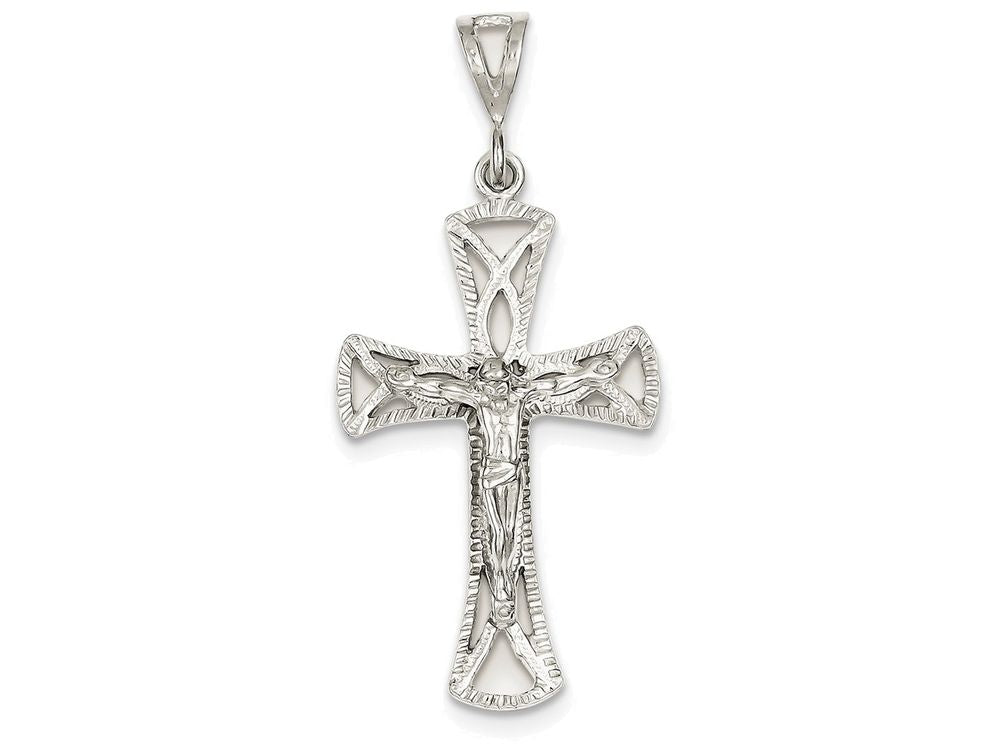 FJC Finejewelers Sterling Silver Crucifix Pendant Necklace - Chain Included