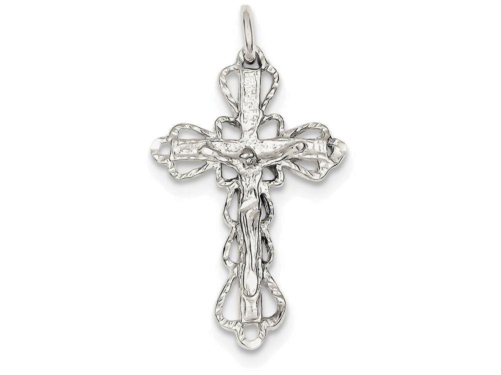 FJC Finejewelers Sterling Silver Crucifix Pendant Necklace - Chain Included