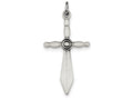 FJC Finejewelers Sterling Silver Sword Cross Pendant Necklace - Chain Included