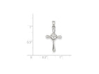 FJC Finejewelers Sterling Silver Cubic Zirconia Celtic Cross Pendant Necklace - Chain Included