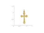 FJC Finejewelers Sterling Silver W/ 18k Plating Cross Charm