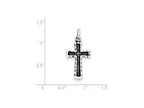 FJC Finejewelers Sterling Silver Antiqued Cross Pendant Necklace - Chain Included