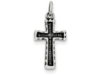 FJC Finejewelers Sterling Silver Antiqued Cross Pendant Necklace - Chain Included