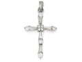 FJC Finejewelers Sterling Silver Cubic Zirconia Cross Pendant Necklace - Chain Included