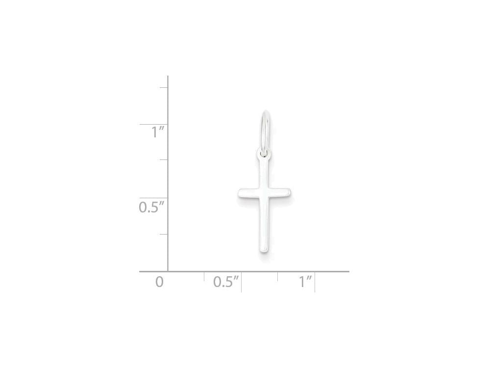 FJC Finejewelers Sterling Silver Polished Latin Cross Charm