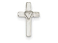FJC Finejewelers Sterling Silver Small Cross Pendant Necklace - Chain Included
