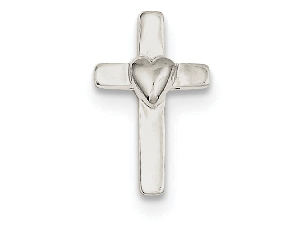 FJC Finejewelers Sterling Silver Small Cross Pendant Necklace - Chain Included