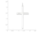 FJC Finejewelers Sterling Silver Latin Cross Pendant Necklace - Chain Included