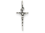 FJC Finejewelers Sterling Silver Antiqued Inri Crucifix Pendant Necklace - Chain Included