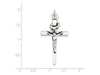 FJC Finejewelers Sterling Silver Antiqued Crucifix Pendant Necklace - Chain Included