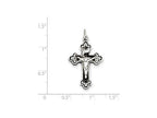FJC Finejewelers Sterling Silver Antiqued Inri Crucifix Pendant Necklace - Chain Included