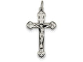 FJC Finejewelers Sterling Silver Antiqued Inri Crucifix Pendant Necklace - Chain Included