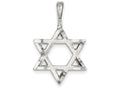 FJC Finejewelers Sterling Silver Star Of David Charm