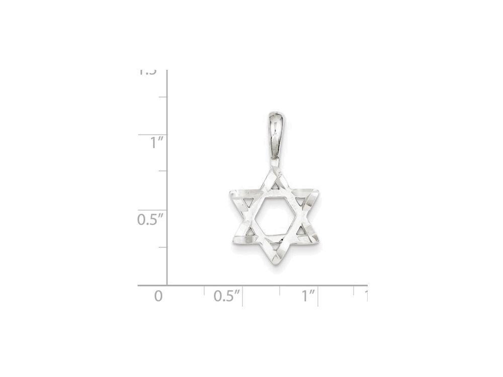 FJC Finejewelers Sterling Silver Star Of David Charm