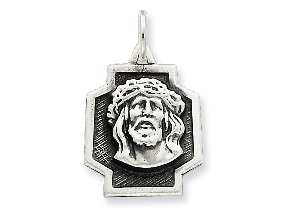 FJC Finejewelers Sterling Silver Antiqued Ecce Homo Charm