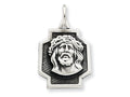 FJC Finejewelers Sterling Silver Antiqued Ecce Homo Charm