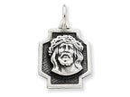 FJC Finejewelers Sterling Silver Antiqued Ecce Homo Charm
