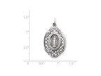 FJC Finejewelers Sterling Silver Antiqued Miraculous Medal Pendant Necklace - Chain Included
