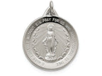 FJC Finejewelers Sterling Silver Miraculous Medal Pendant Necklace - Chain Included