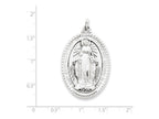FJC Finejewelers Sterling Silver Miraculous Medal Pendant Necklace - Chain Included