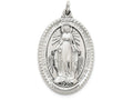 FJC Finejewelers Sterling Silver Miraculous Medal Pendant Necklace - Chain Included