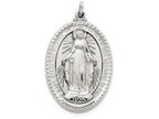 FJC Finejewelers Sterling Silver Miraculous Medal Pendant Necklace - Chain Included