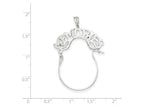 FJC Finejewelers Sterling Silver Memories Charm Holder