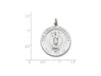 FJC Finejewelers Sterling Silver Our Lady Of Guadalupe Medal Pendant Necklace - Chain Included