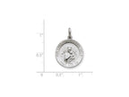 FJC Finejewelers Sterling Silver Our Lady Of Perpetual Help Medal Pendant Necklace - Chain Included