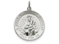 FJC Finejewelers Sterling Silver Queen Of The Holy Scapular Medal Pendant Necklace - Chain Included