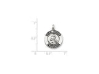 FJC Finejewelers Sterling Silver Antiqued St. Gerard Medal Pendant Necklace - Chain Included