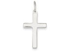 FJC Finejewelers Sterling Silver Polished Cross Pendant Necklace - Chain Included