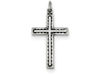 FJC Finejewelers Sterling Silver Antiqued Cross Charm