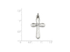 FJC Finejewelers Sterling Silver Antiqued Cross Pendant Necklace - Chain Included