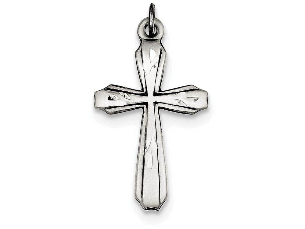FJC Finejewelers Sterling Silver Antiqued Cross Pendant Necklace - Chain Included