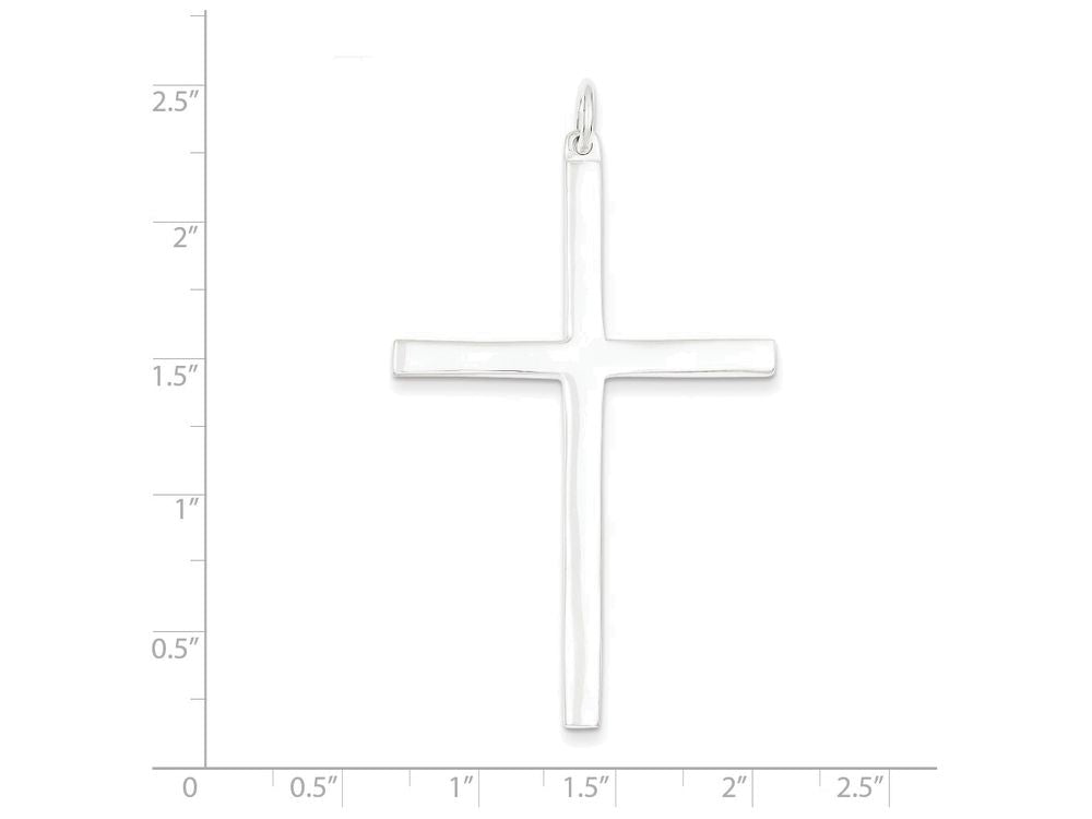 FJC Finejewelers Sterling Silver Latin Cross Pendant Necklace - Chain Included