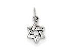 FJC Finejewelers Sterling Silver Small Star Of David Charm